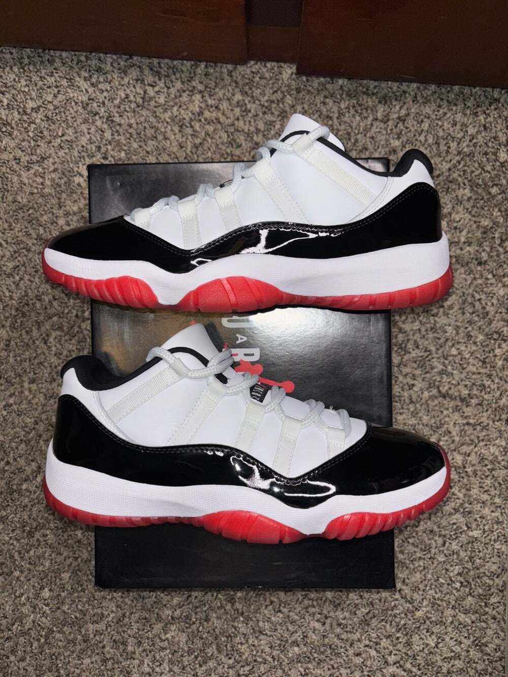 Air Jordan 11 Retro Low 'Concord Bred' (AV2187-160) - Picture 2 of 8
